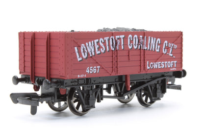 Pre-Owned 'Lowestoft Coaling Co Ltd' 7 Plank Wagon No.4567 - Limited Edition