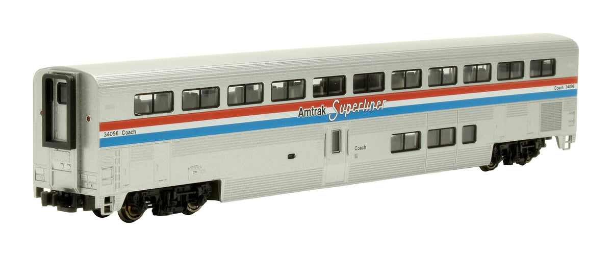 Pre-Owned 106-3502 Amtrak Superliner Passenger Car Phase III 4 Car Set B