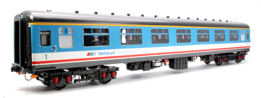 Network SouthEast light blue MK2 First Corridor (FK) Passenger Coach