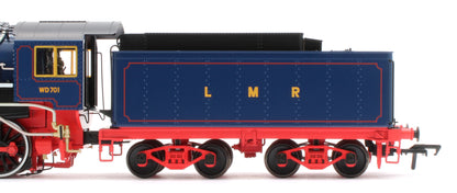 926512 USATC S160 2-8-0 'Franklin D. Roosevelt' Longmoor Military Railway Blue No.WD701 Steam Locomotive - DCC Sound