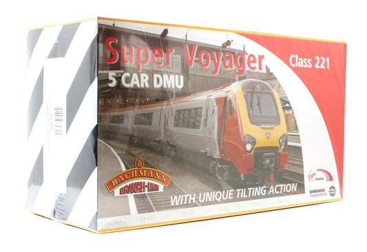 Pre-Owned Virgin Super Voyager Class 221 5 Car (Tilting) Unit