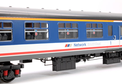 Network SouthEast dark blue Mk2 Brake First Corridor (BFK)