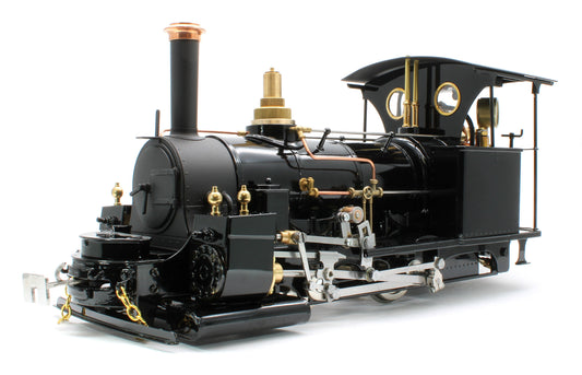 DAC-BLACK-NI Class A 0-4-0 'Darjeeling' Black (Radio Control, Uninsulated Wheels) Steam Locomotive