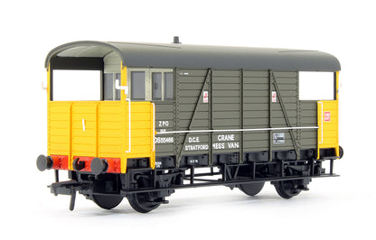 Pre-Owned 38-915K ZPO Crane Mess Van BR Departmental Olive Green & Yellow (Exclusive Edition)