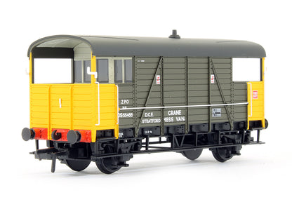 Pre-Owned 38-915K ZPO Crane Mess Van BR Departmental Olive Green & Yellow (Exclusive Edition)