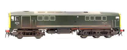 Pre-Owned Class 28 D5708 BR Green Full Yellow Ends Diesel Locomotive - Weathered