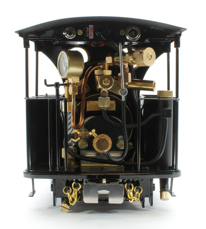 DAC-BLACK-NI Class A 0-4-0 'Darjeeling' Black (Radio Control, Uninsulated Wheels) Steam Locomotive