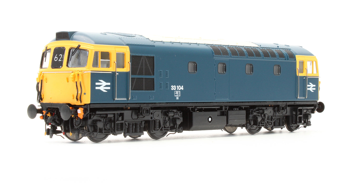 Pre-Owned Class 33/1 33104 BR Blue Diesel Locomotive - Exclusive Edition