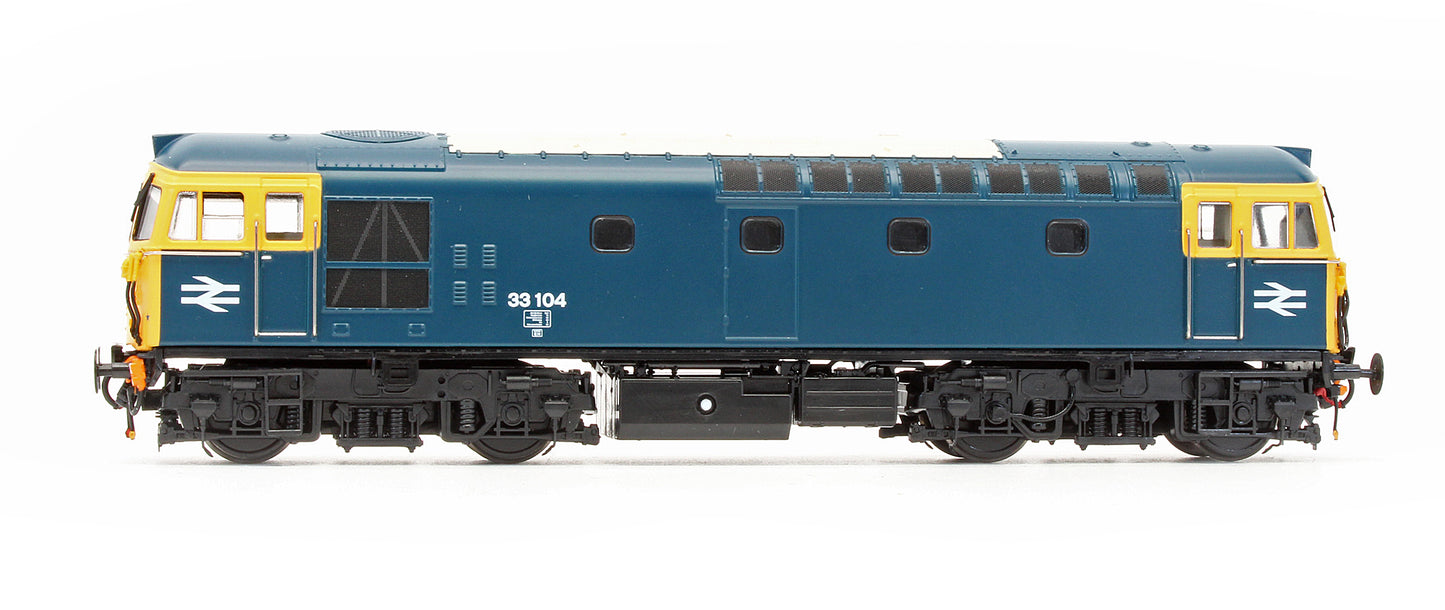Pre-Owned Class 33/1 33104 BR Blue Diesel Locomotive - Exclusive Edition