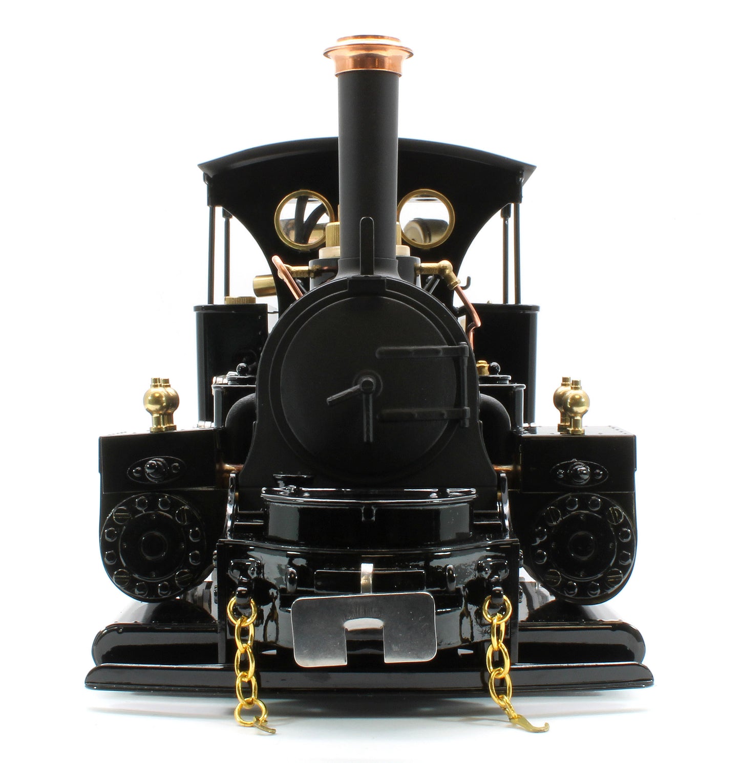 DAC-BLACK-NI Class A 0-4-0 'Darjeeling' Black (Radio Control, Uninsulated Wheels) Steam Locomotive