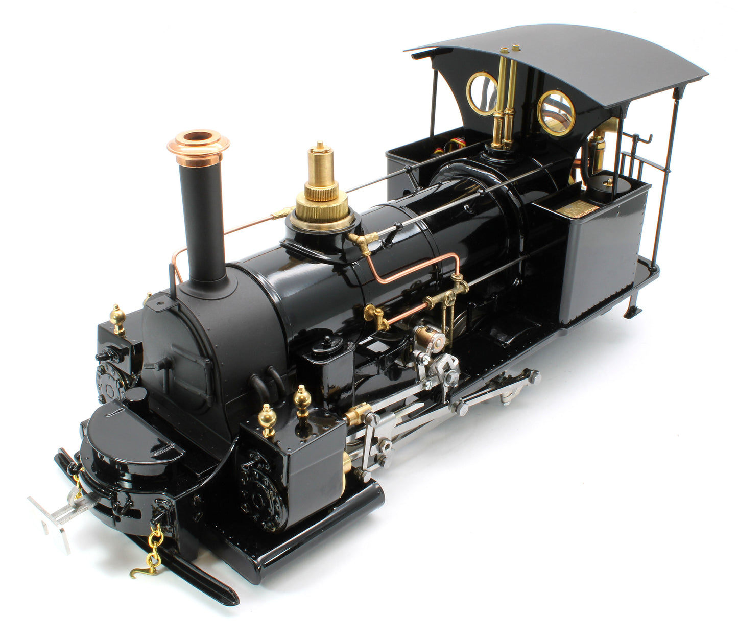 DAC-BLACK-NI Class A 0-4-0 'Darjeeling' Black (Radio Control, Uninsulated Wheels) Steam Locomotive