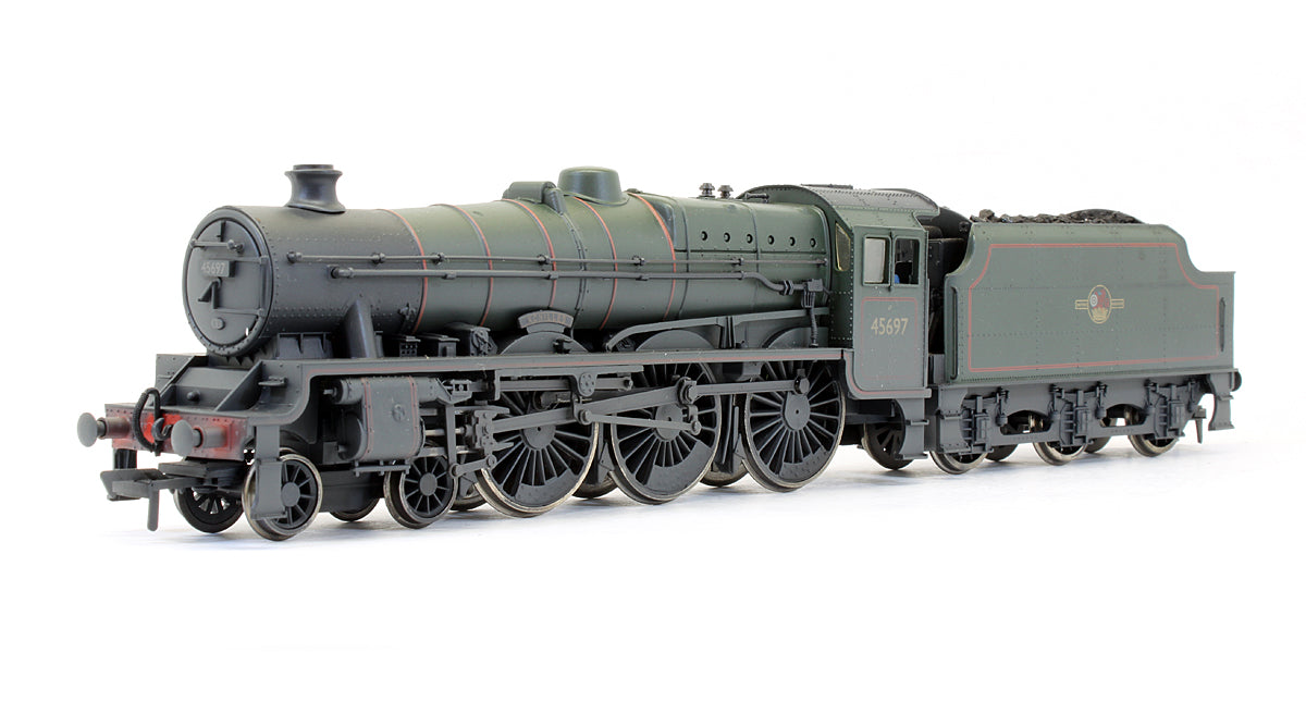 Pre-Owned 31-160 Jubilee 45697 'Achilles' 4000G Tender BR Green Late Crest Steam Locomotive - Weathered