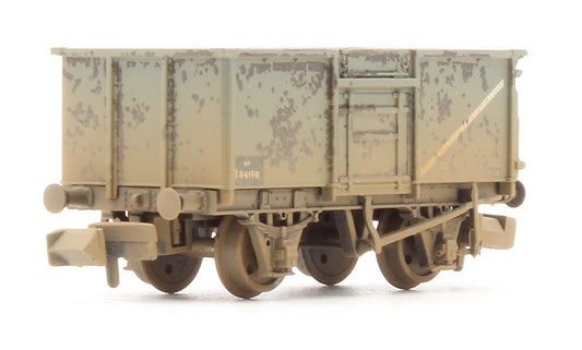 Pre-Owned 16 Ton Steel Mineral wagon BR Grey 'B84198' - Weathered