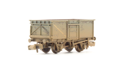 Pre-Owned 16 Ton Steel Mineral wagon BR Grey 'B84198' - Weathered