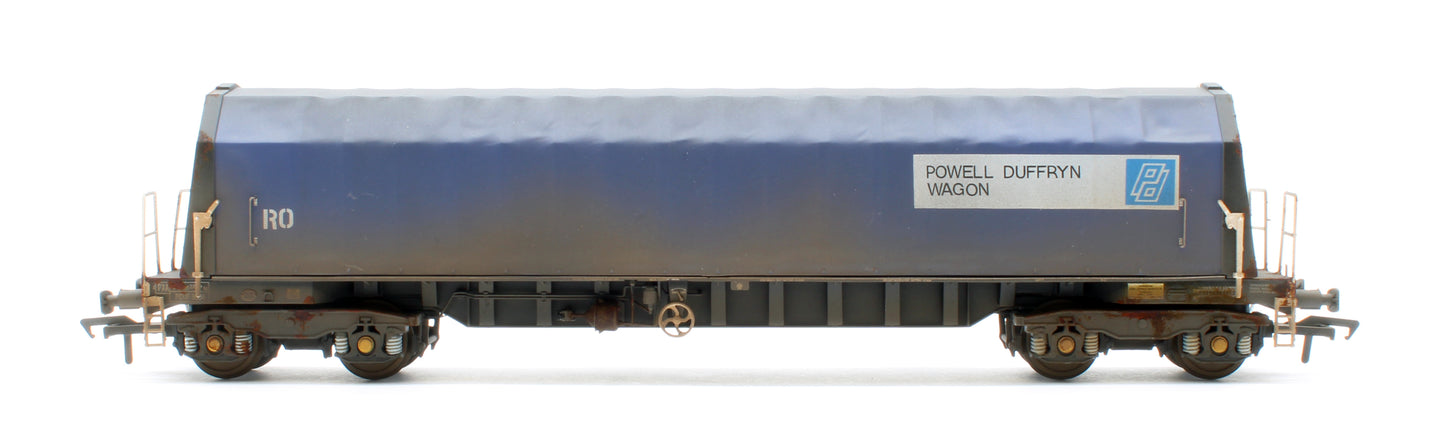 PXA01 TP(B)W Set of 3 PXA Steel Coil Carrier PD Blue with RO Lettering No.3032/3036/3062 - Weathered