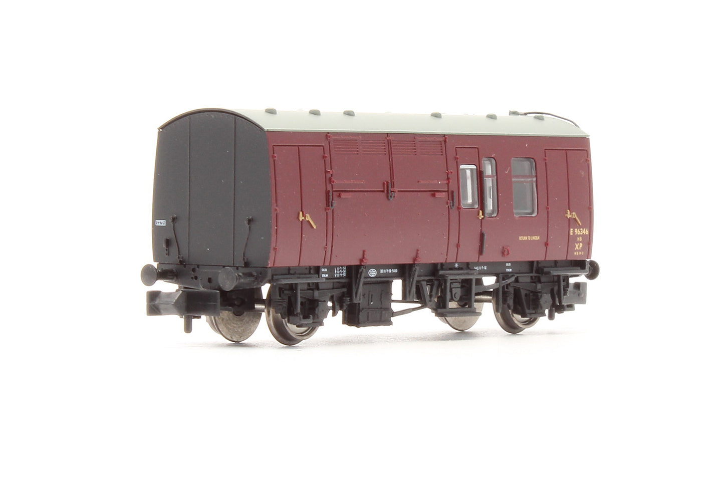 Pre-Owned BR MK1 Horse Box Maroon (ER) 'E 96346'