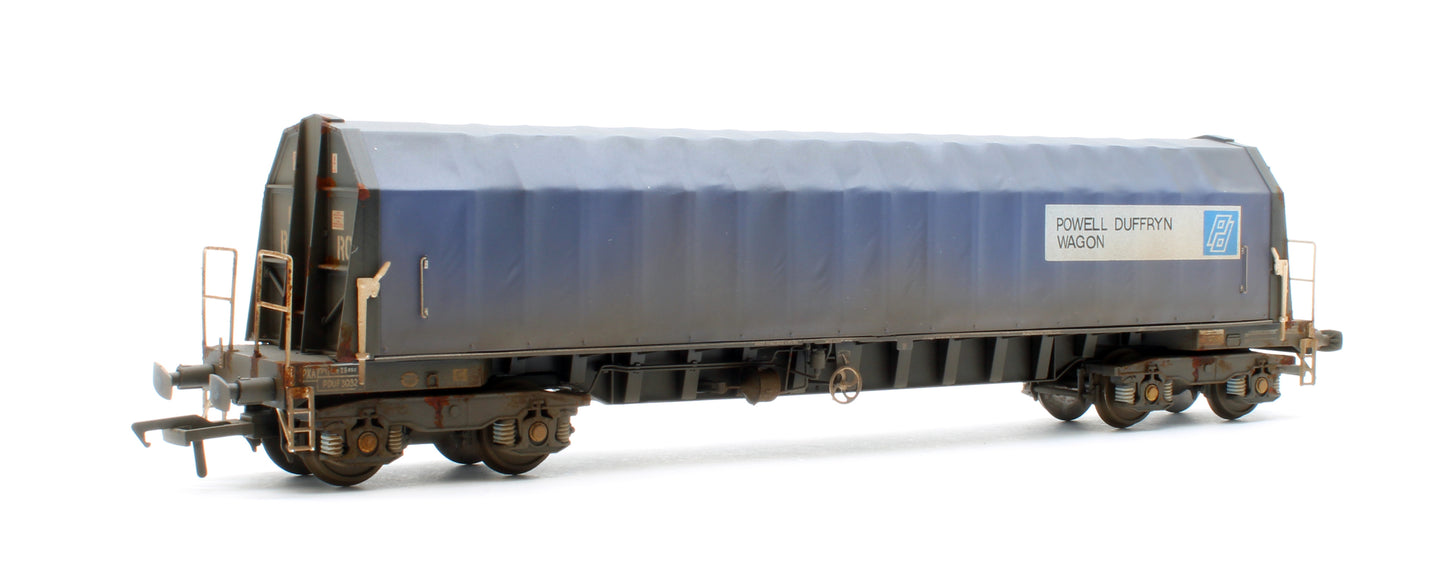 PXA01 TP(B)W Set of 3 PXA Steel Coil Carrier PD Blue with RO Lettering No.3032/3036/3062 - Weathered