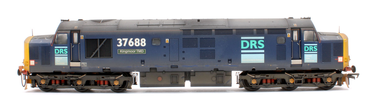 Pre-Owned Class 37/5 DRS 37510 & DRS 37/5 'Kingmoor TMD' 37688 Diesel Locomotives (Special Edition) - DCC Sound & Weathered