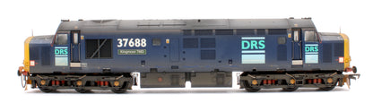 Pre-Owned Class 37/5 DRS 37510 & DRS 37/5 'Kingmoor TMD' 37688 Diesel Locomotives (Special Edition) - DCC Sound & Weathered