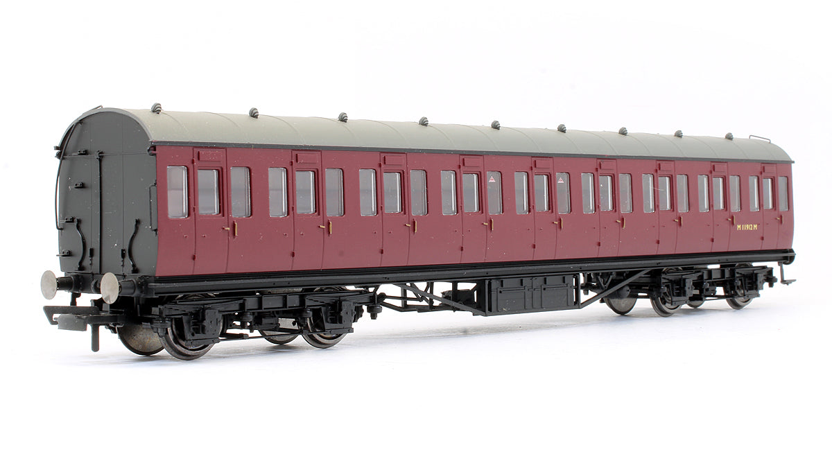BR (Ex-LMS) Maroon Non Corridor 3rd Class Coach 'M11912M'