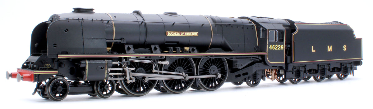 R3597 Coronation Class 4-6-2 'Duchess of Hamilton' LMS Black No.46229 Steam Locomotive (Edition 2)