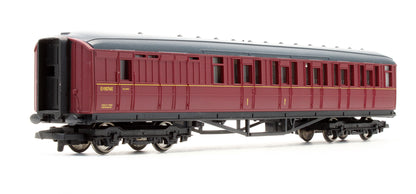 Pre-Owned BR Maroon (Ex-LNER) Brake Composite Coach 'E10076E'