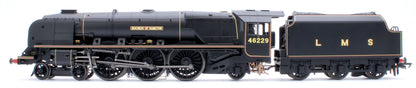 R3597 Coronation Class 4-6-2 'Duchess of Hamilton' LMS Black No.46229 Steam Locomotive (Edition 2)