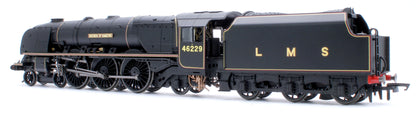 R3597 Coronation Class 4-6-2 'Duchess of Hamilton' LMS Black No.46229 Steam Locomotive (Edition 2)