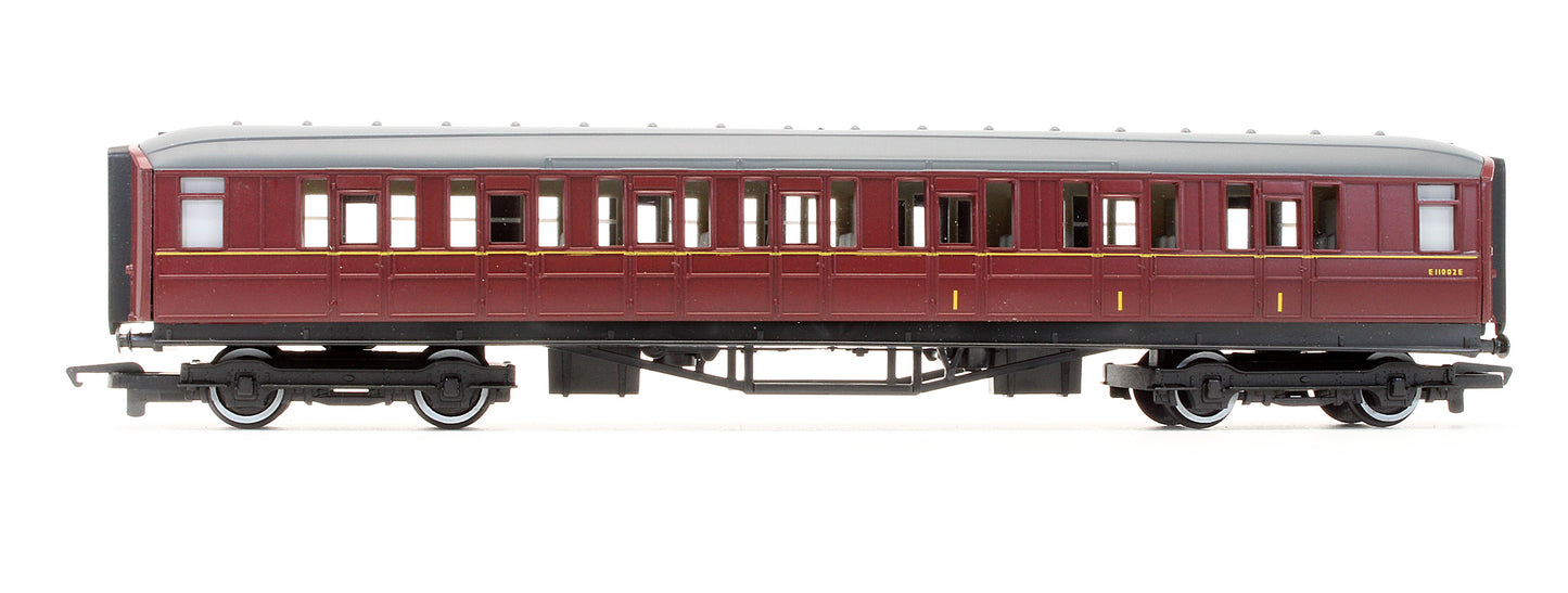 Pre-Owned BR Maroon (Ex-LNER) Composite Coach 'E11002E'