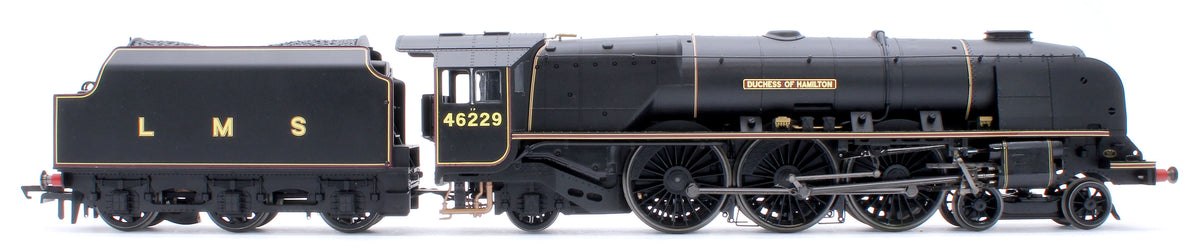 R3597 Coronation Class 4-6-2 'Duchess of Hamilton' LMS Black No.46229 Steam Locomotive (Edition 2)