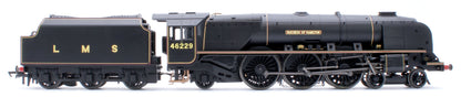 R3597 Coronation Class 4-6-2 'Duchess of Hamilton' LMS Black No.46229 Steam Locomotive (Edition 2)
