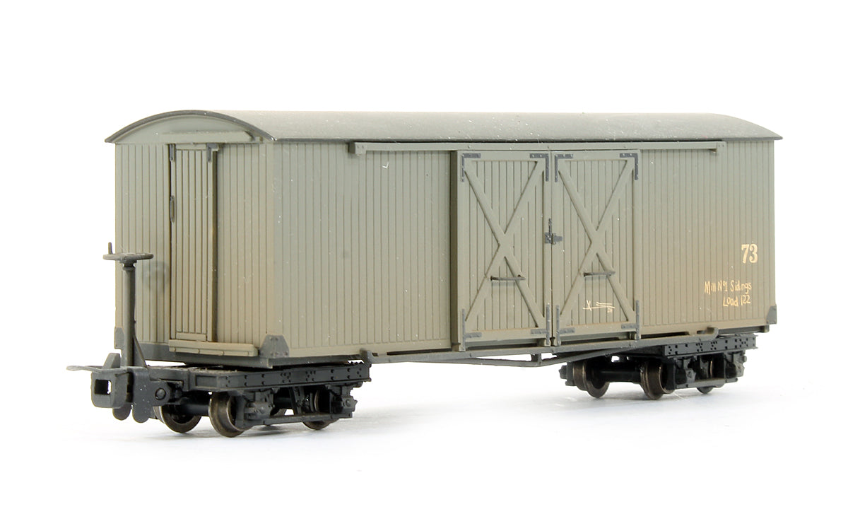 Pre-Owned Bogie Covered Goods Wagon 'Nocton Estates' (Weathered)