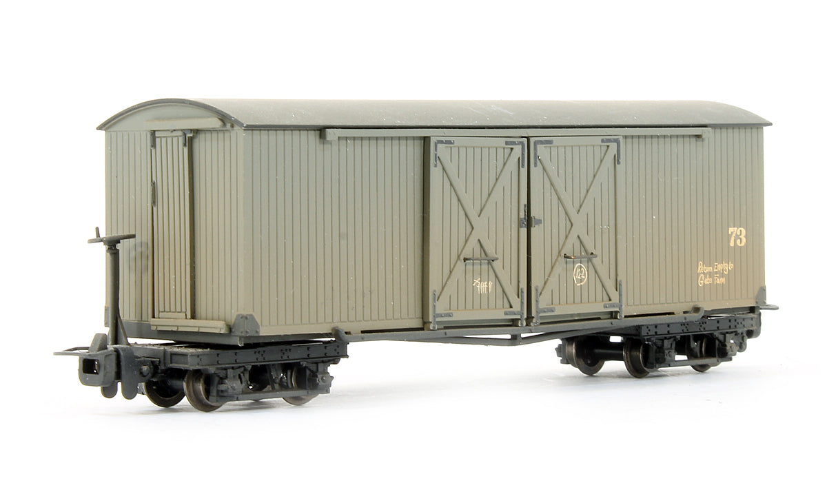 Pre-Owned Bogie Covered Goods Wagon 'Nocton Estates' (Weathered)