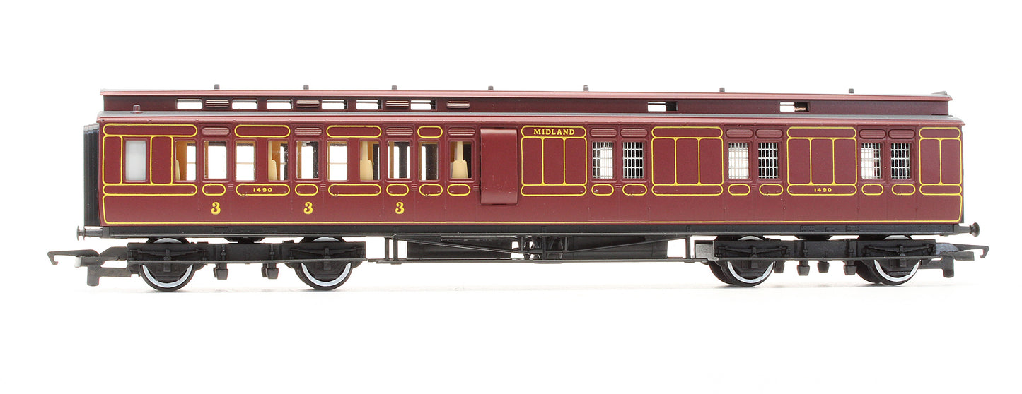 Pre-Owned MR Maroon Clerestory Brake 3rd Coach '1490'