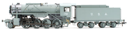 926003 USATC S160 2-8-0 LNER Wartime Light Grey U.S.A on Tender No.1712 Steam Locomotive