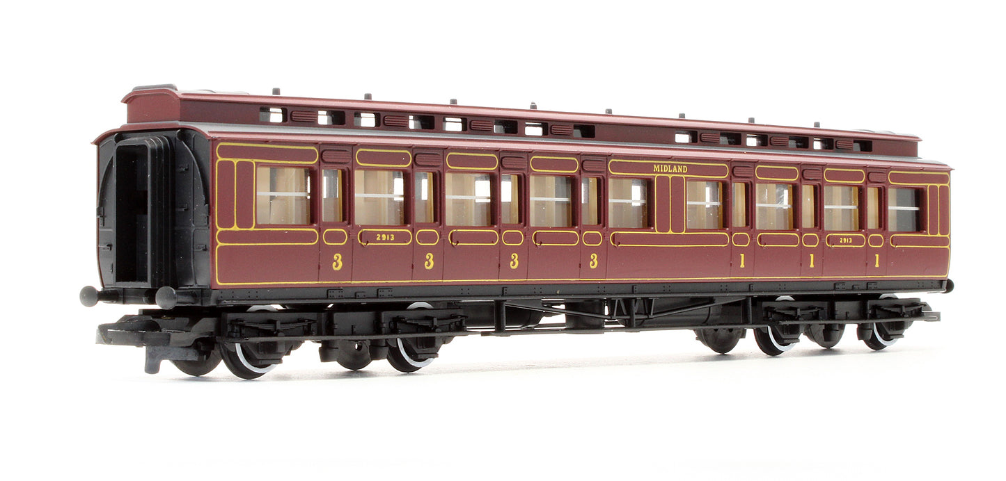 Pre-Owned MR Maroon Clerestory Composite Coach '2913'