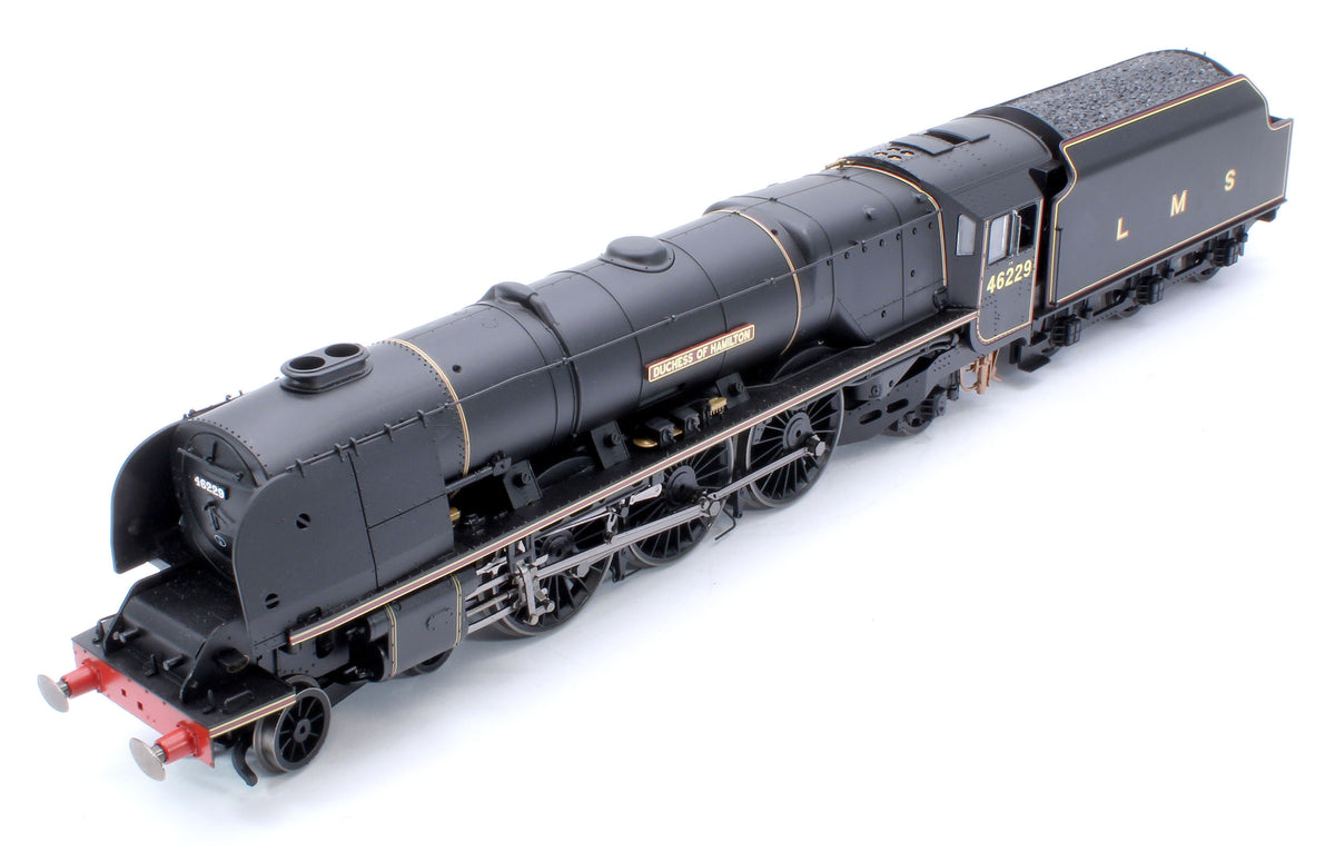 R3597 Coronation Class 4-6-2 'Duchess of Hamilton' LMS Black No.46229 Steam Locomotive (Edition 2)