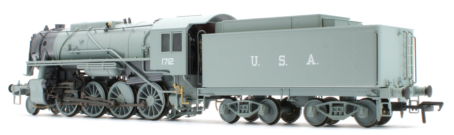 926003 USATC S160 2-8-0 LNER Wartime Light Grey U.S.A on Tender No.1712 Steam Locomotive