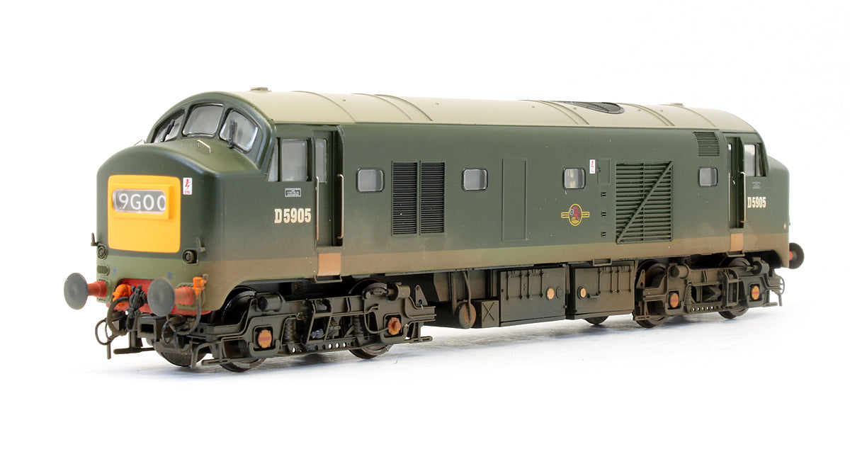 Pre-Owned Class 23 Baby Deltic D5905 BR Green Small Yellow Panel Diesel Locomotive - Weathered