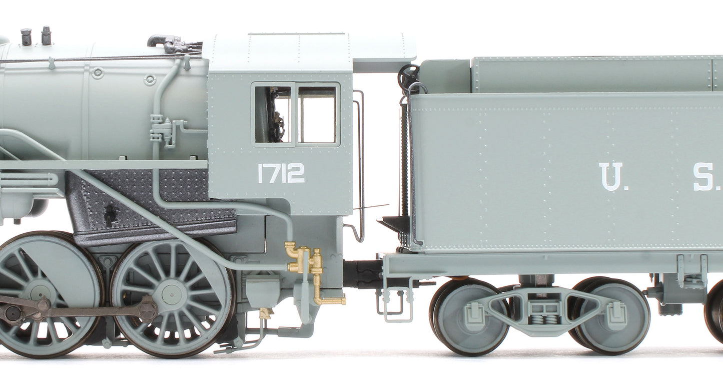 926003 USATC S160 2-8-0 LNER Wartime Light Grey U.S.A on Tender No.1712 Steam Locomotive