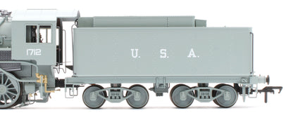 926003 USATC S160 2-8-0 LNER Wartime Light Grey U.S.A on Tender No.1712 Steam Locomotive