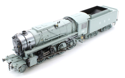 926003 USATC S160 2-8-0 LNER Wartime Light Grey U.S.A on Tender No.1712 Steam Locomotive