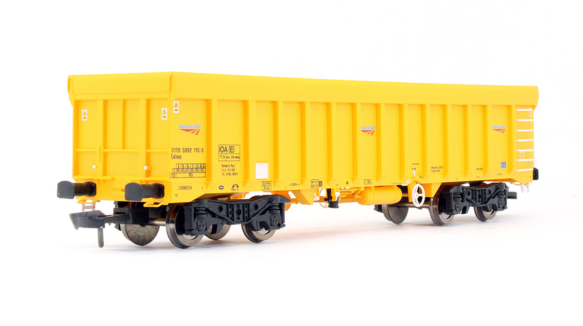 Pre-Owned IOA Ballast Wagon Network Rail Yellow 3170 5992 115-3