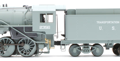926504 USATC S160 2-8-0 SR Wartime Light Grey with Transportation Corps U.S.A on Tender No.2356 Steam Locomotive - DCC Sound
