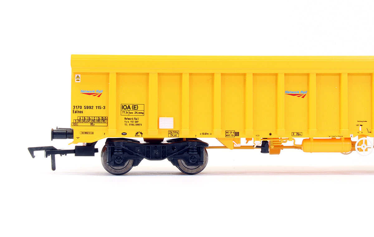 Pre-Owned IOA Ballast Wagon Network Rail Yellow 3170 5992 115-3