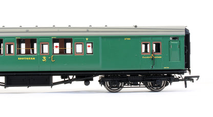 Pre-Owned SR Maunsell 6 Compartment Brake Coach '3786'