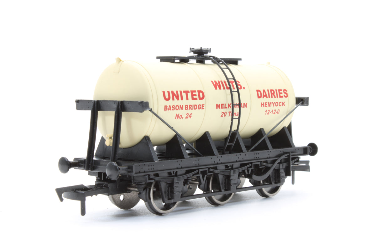 4F-UNITED-DAIRIES-24 Pre-Owned 'United Dairies Wilts.' 6 Wheel Tanker No.24 - Limited Edition
