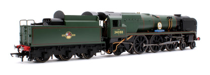 Pre-Owned 'The Cunarder' Rebuilt Battle of Britain 213 Squadron No.34088 & 3 Pullman Coaches Train Pack