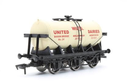 4F-UNITED-DAIRIES-24 Pre-Owned 'United Dairies Wilts.' 6 Wheel Tanker No.24 - Limited Edition
