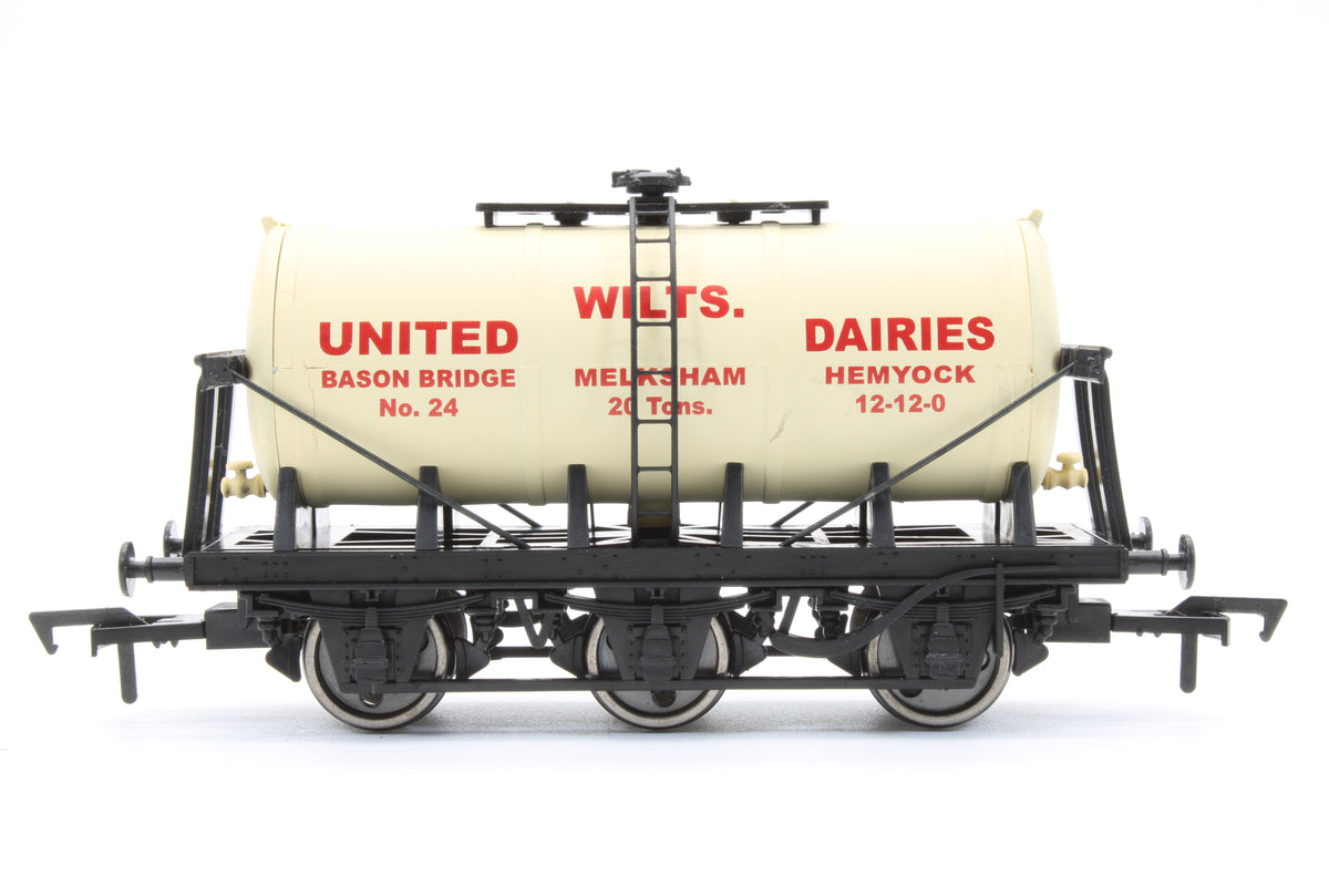 4F-UNITED-DAIRIES-24 Pre-Owned 'United Dairies Wilts.' 6 Wheel Tanker No.24 - Limited Edition